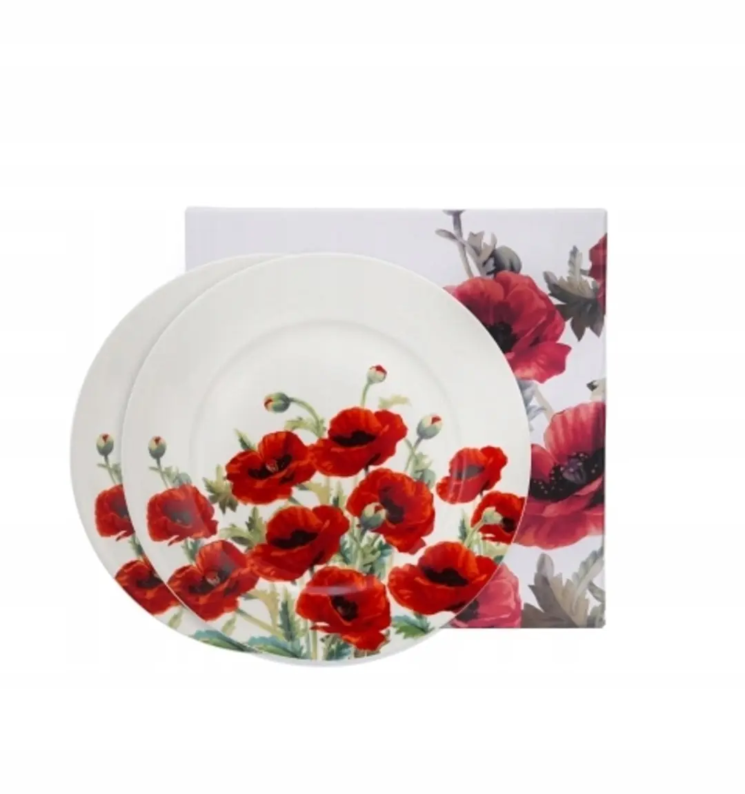 Duo Classic Klaprozen Dessertbordenset (2 stuks)