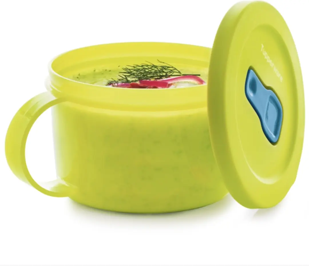 Tupperware Soepkom — CrystalWave Soepkom — Magnetronbestendig
