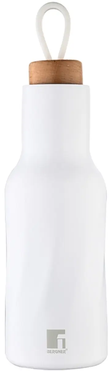 Roestvrijstalen thermosfles NATURALLY 500 ml, matwit