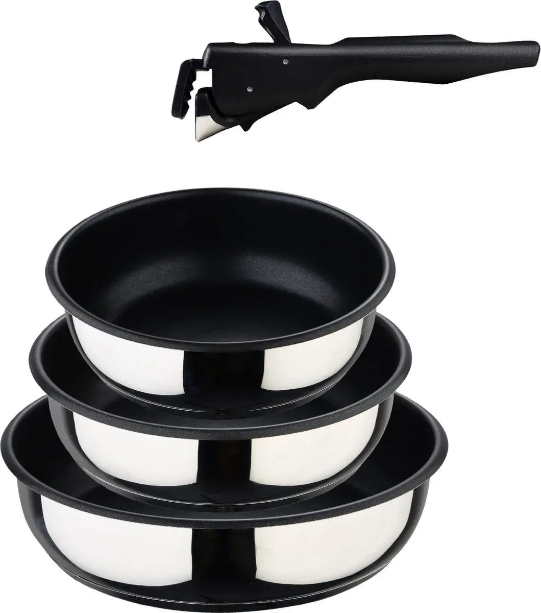 Bergner Click&Cook Pannenset 18/20/24cm