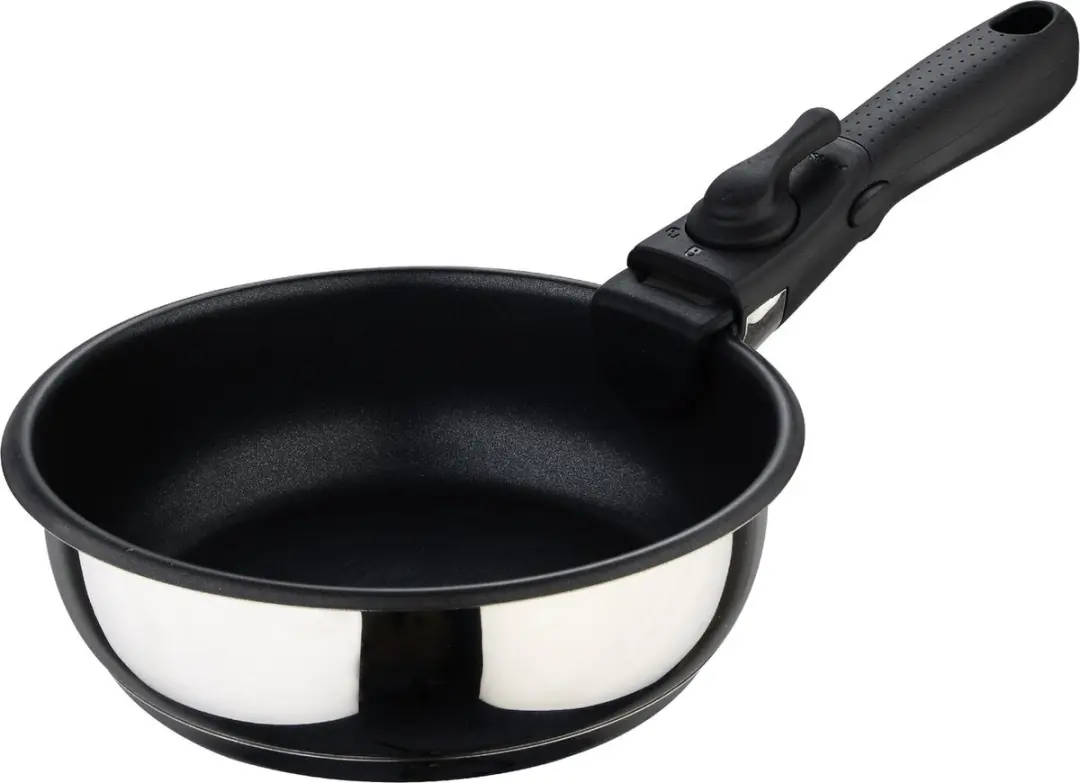 Bergner Click&Cook Pannenset 18/20/24cm - 3 Stuks - Roestvrij staal
