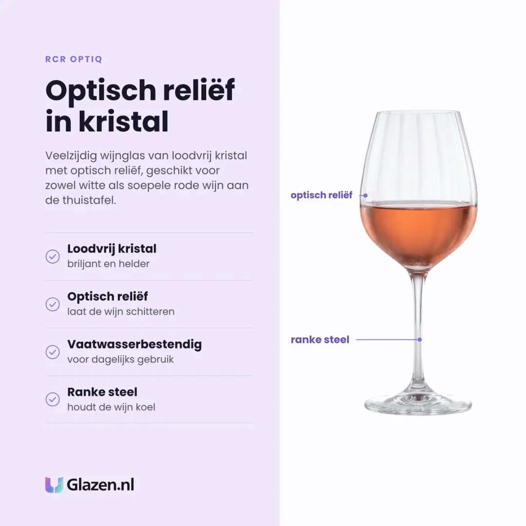 RCR Optiq Wijnglas 45cl - 6 Stuks - afbeelding 2 van 6