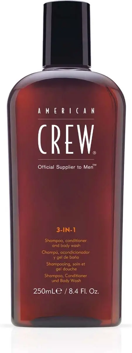 American Crew 3-in-1 Shampoo Conditioner Body Wash 250ml