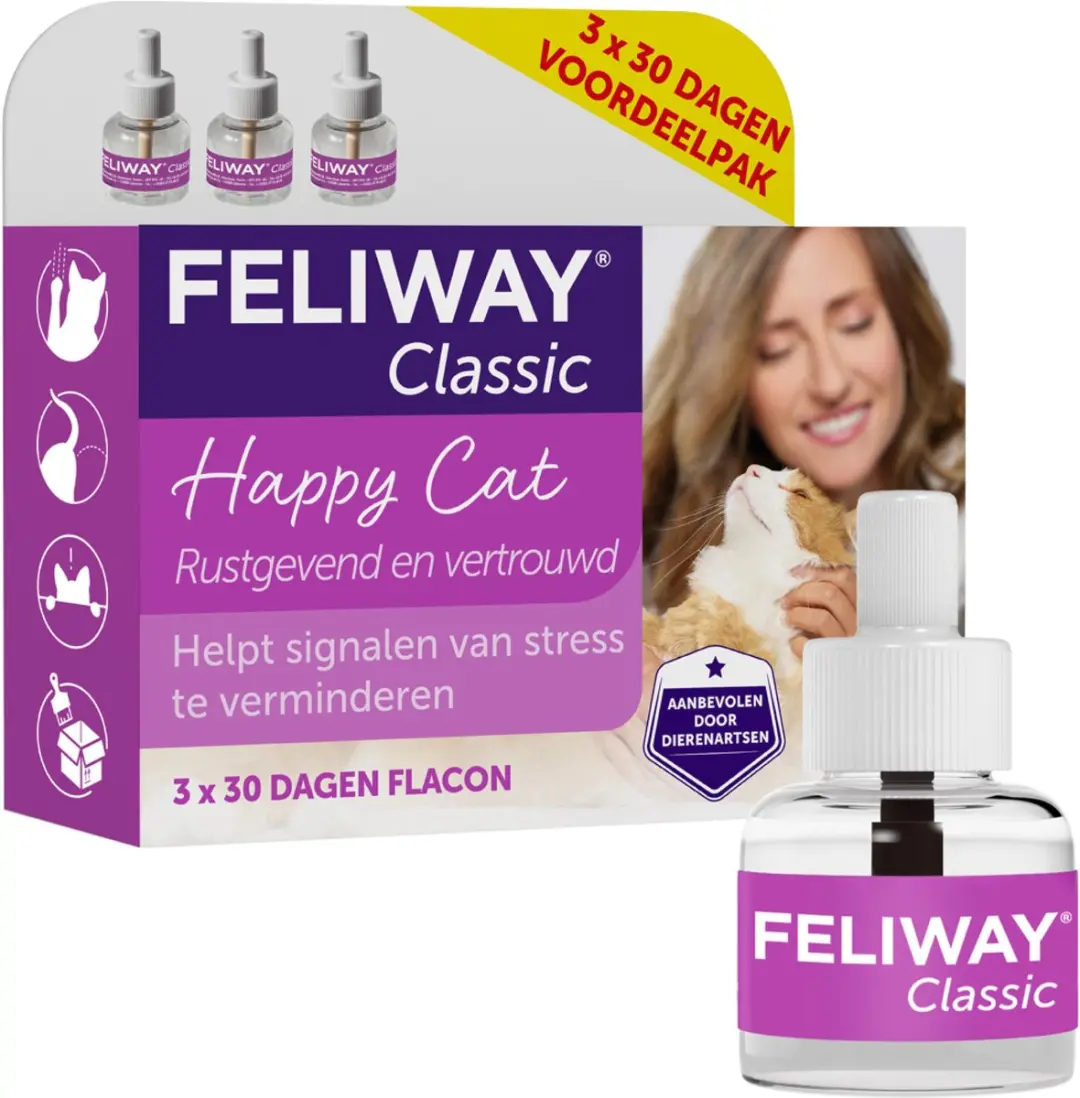 Feliway Classic Navulling 3x48ml
