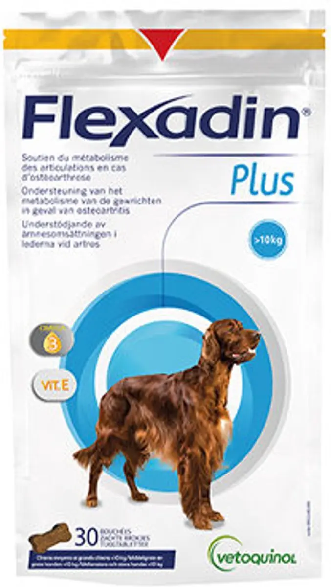 Flexadin Plus Gewrichtssupplement Kleine Hond en Kat - 90 Brokjes