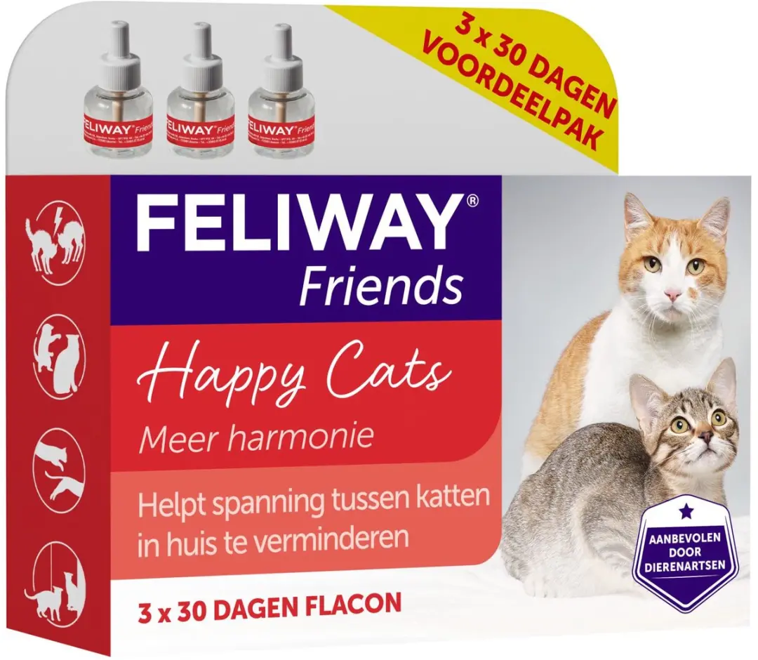 Feliway Friends Navulling - 3x48ml
