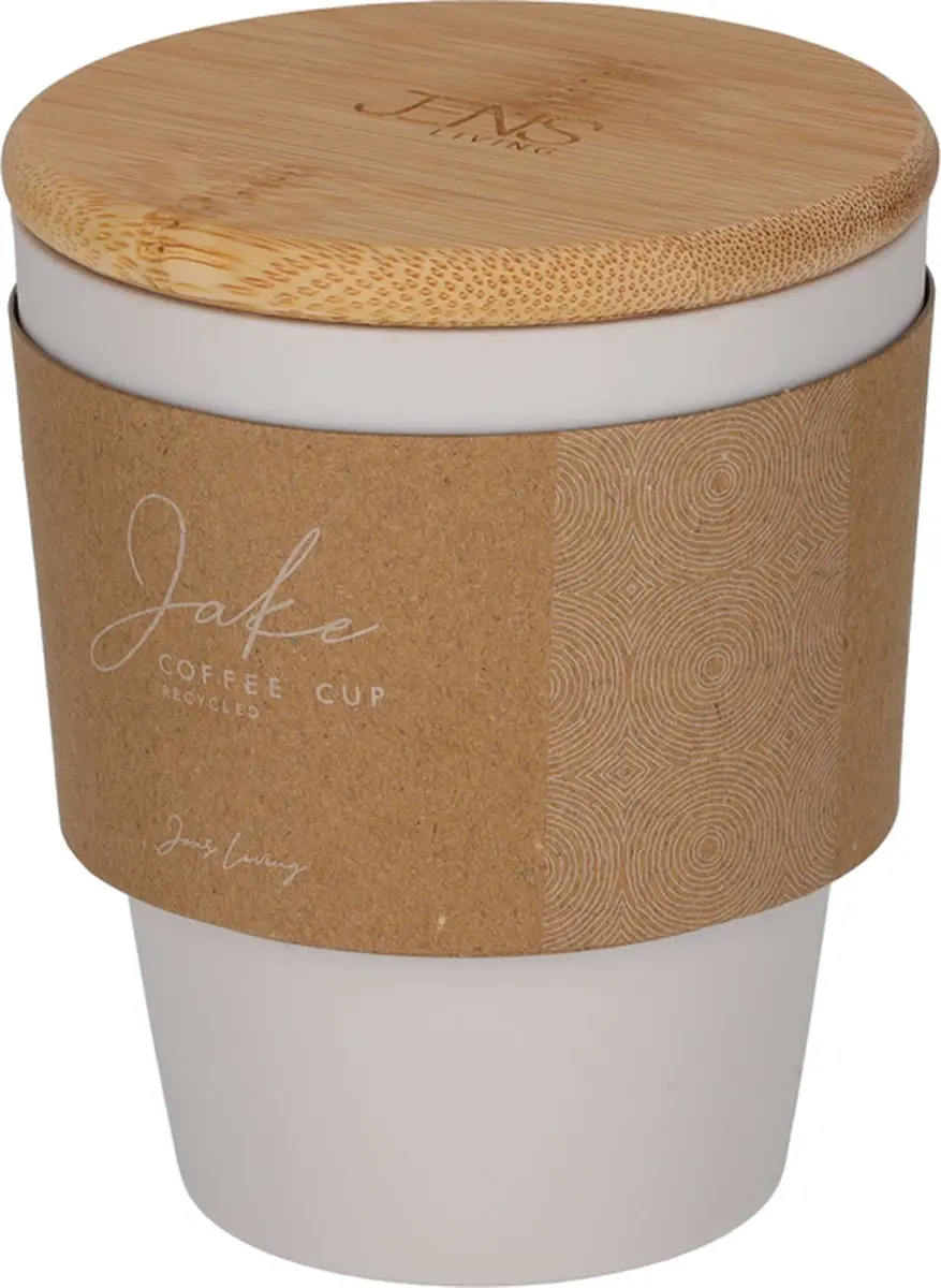 JENS Living Koffiebeker Jake Gerecycled PP - Steengrijs