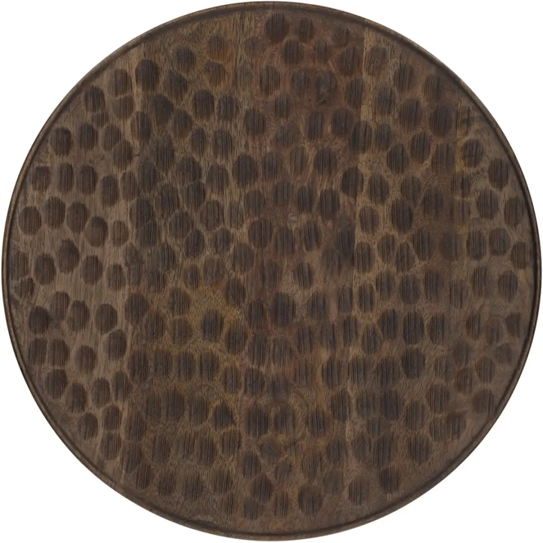 JENS Living Artisan Rond Serveerplank van Hoogwaardig Mangohout