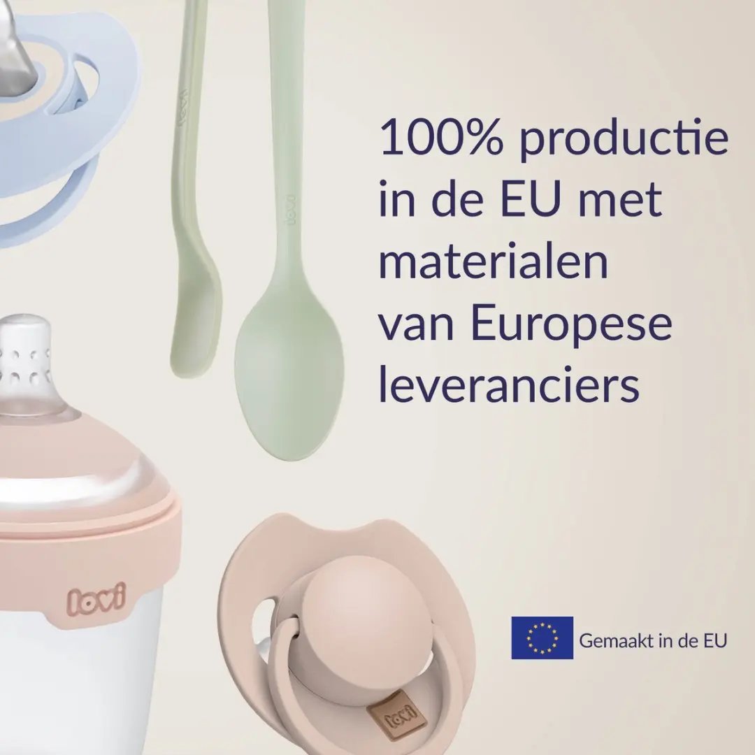 Difrax LOVI Babyfles Dynamisch Mammafeel 250ml - Roze