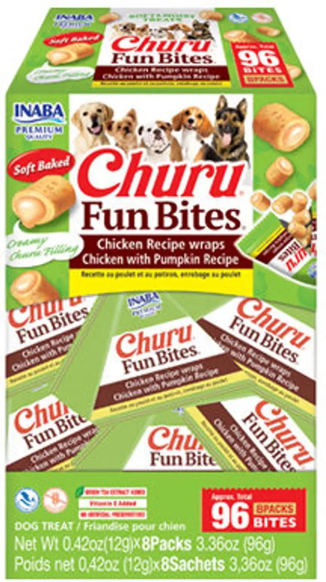 Inaba Churu Fun Bites Chicken Wraps - 8x12g