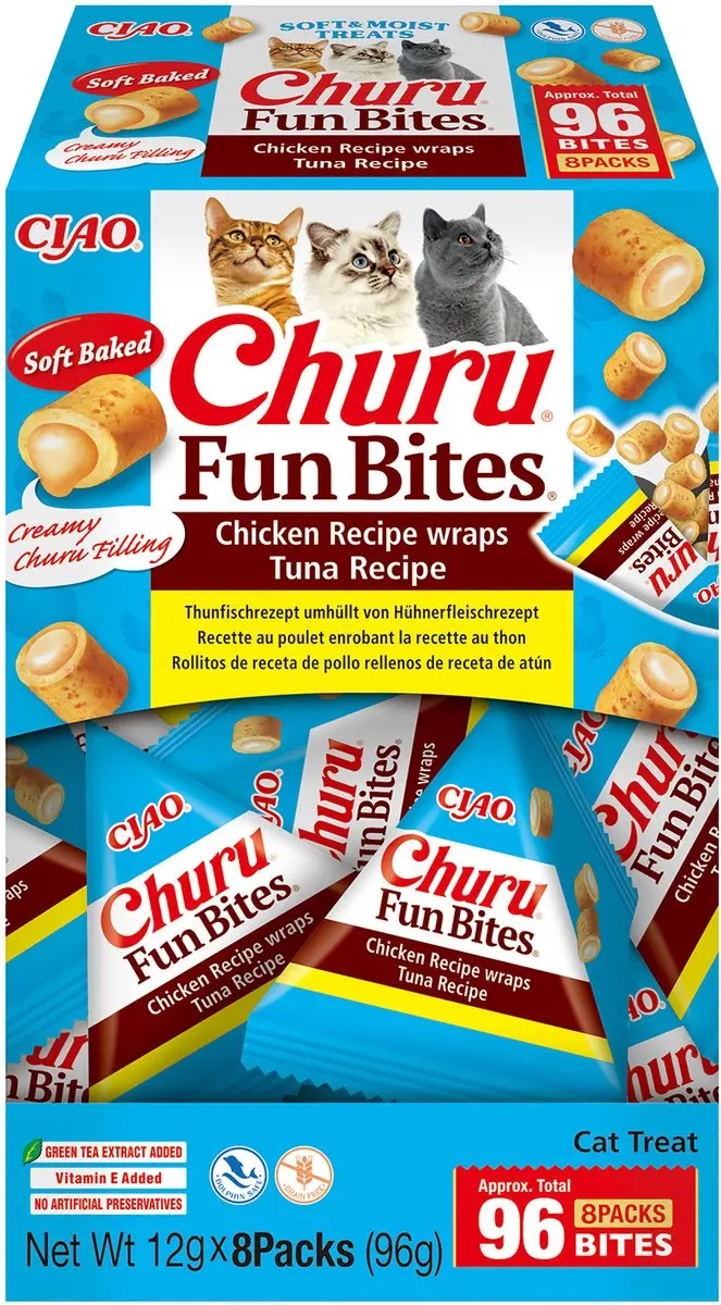 Inaba Ciao Churu Fun Bites Tonijn 8x12g