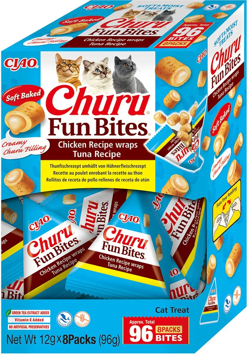 Inaba Ciao Churu Fun Bites Tonijn 8x12g