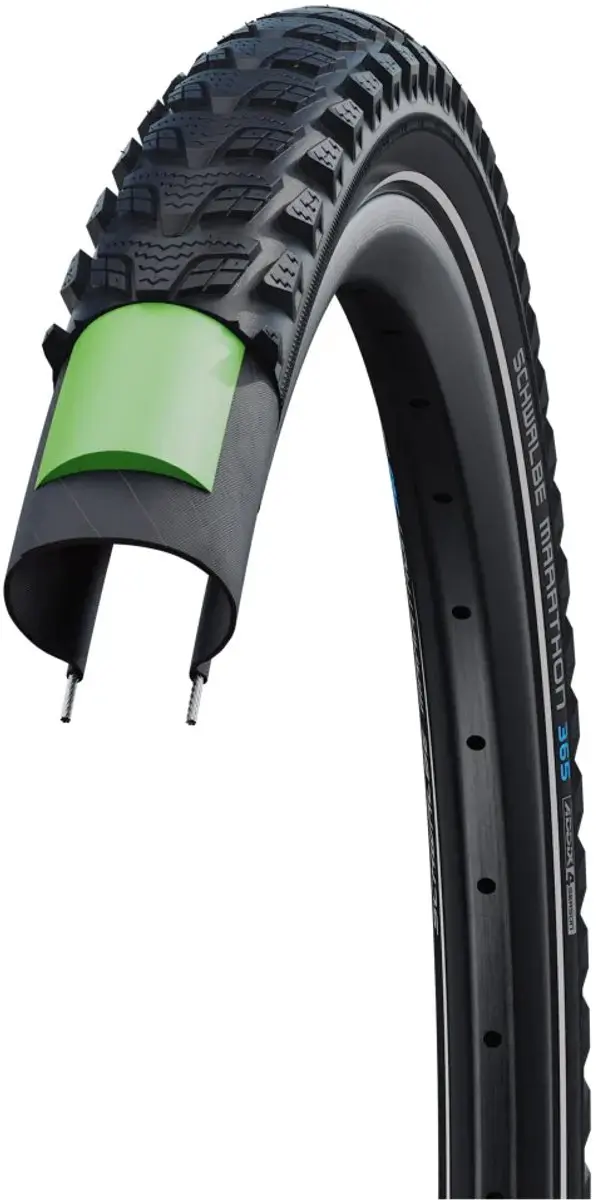 Schwalbe Marathon 365 Greenguard Buitenband 28x1.50 Zwart