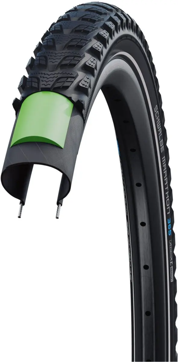Schwalbe Marathon 365 Greenguard Buitenband 28x1.50 Zwart