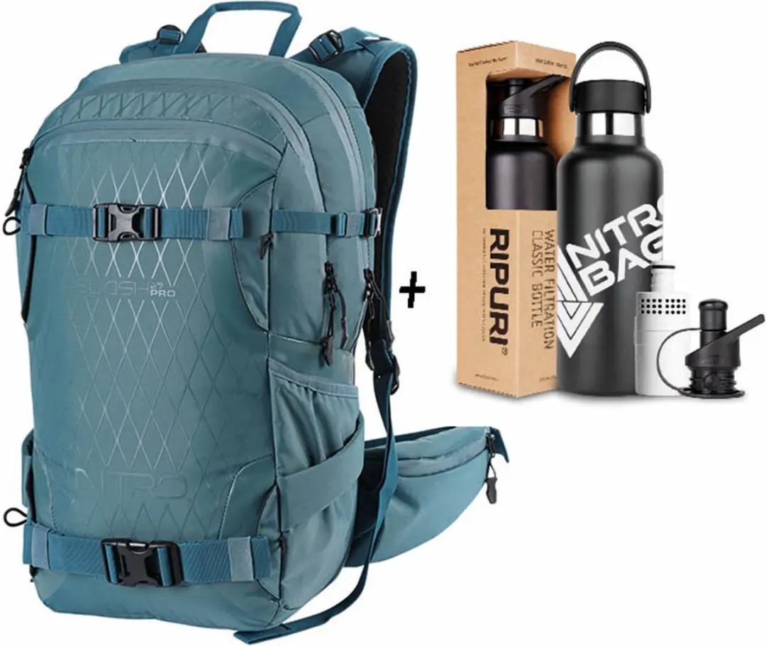 NITRO trekkingrugzak rugzak Slash 25 Pro X Ripuri Set Arctic petrol