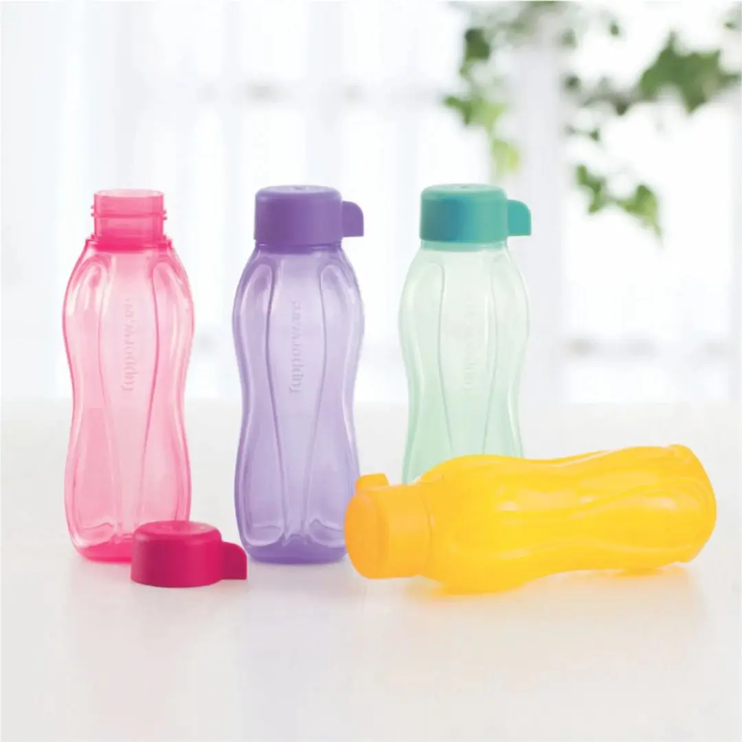 4 Tupperware flesjes 310 ml