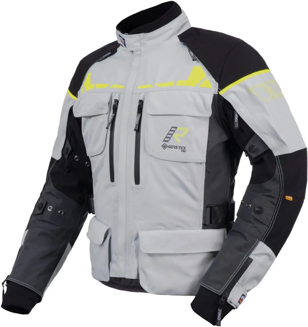 Rukka Ecuado-R Grijs Geel Textiele Motorjas