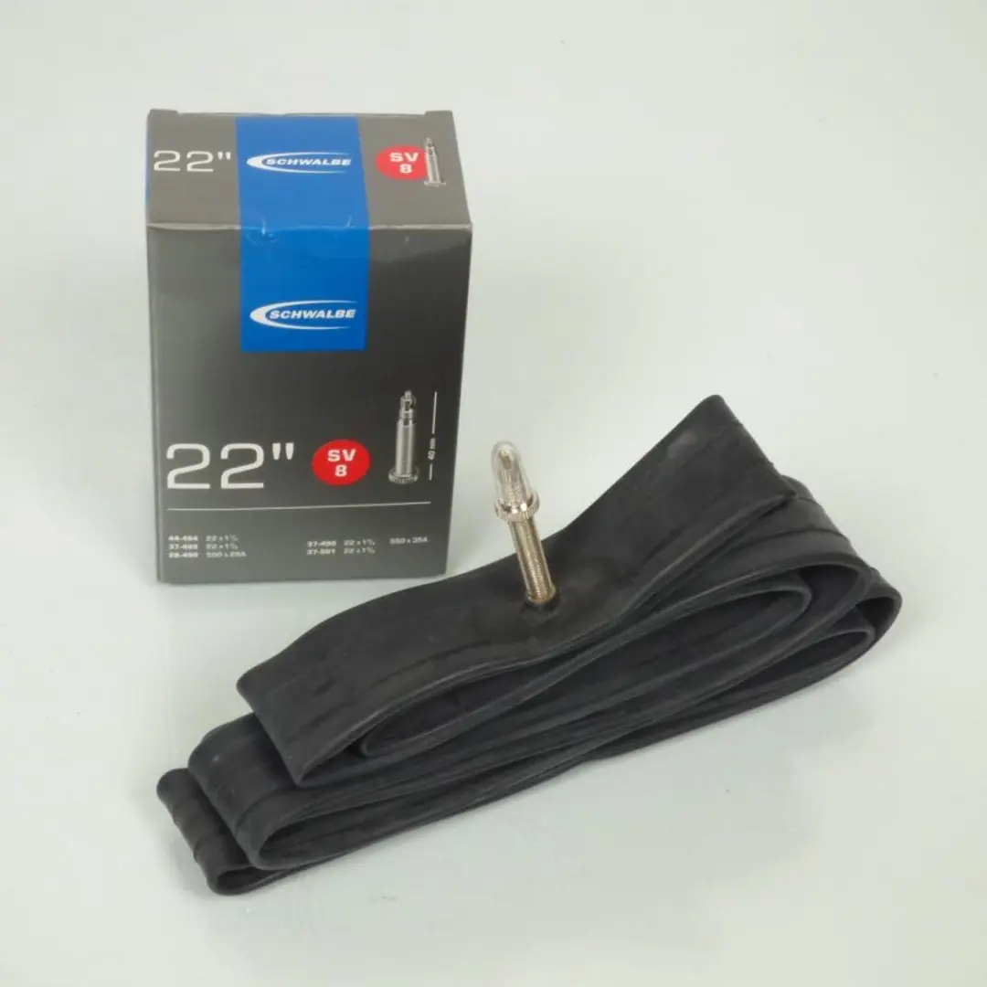 Schwalbe SV8 Binnenband 22 Inch - Frans/Presta Ventiel - Zwart