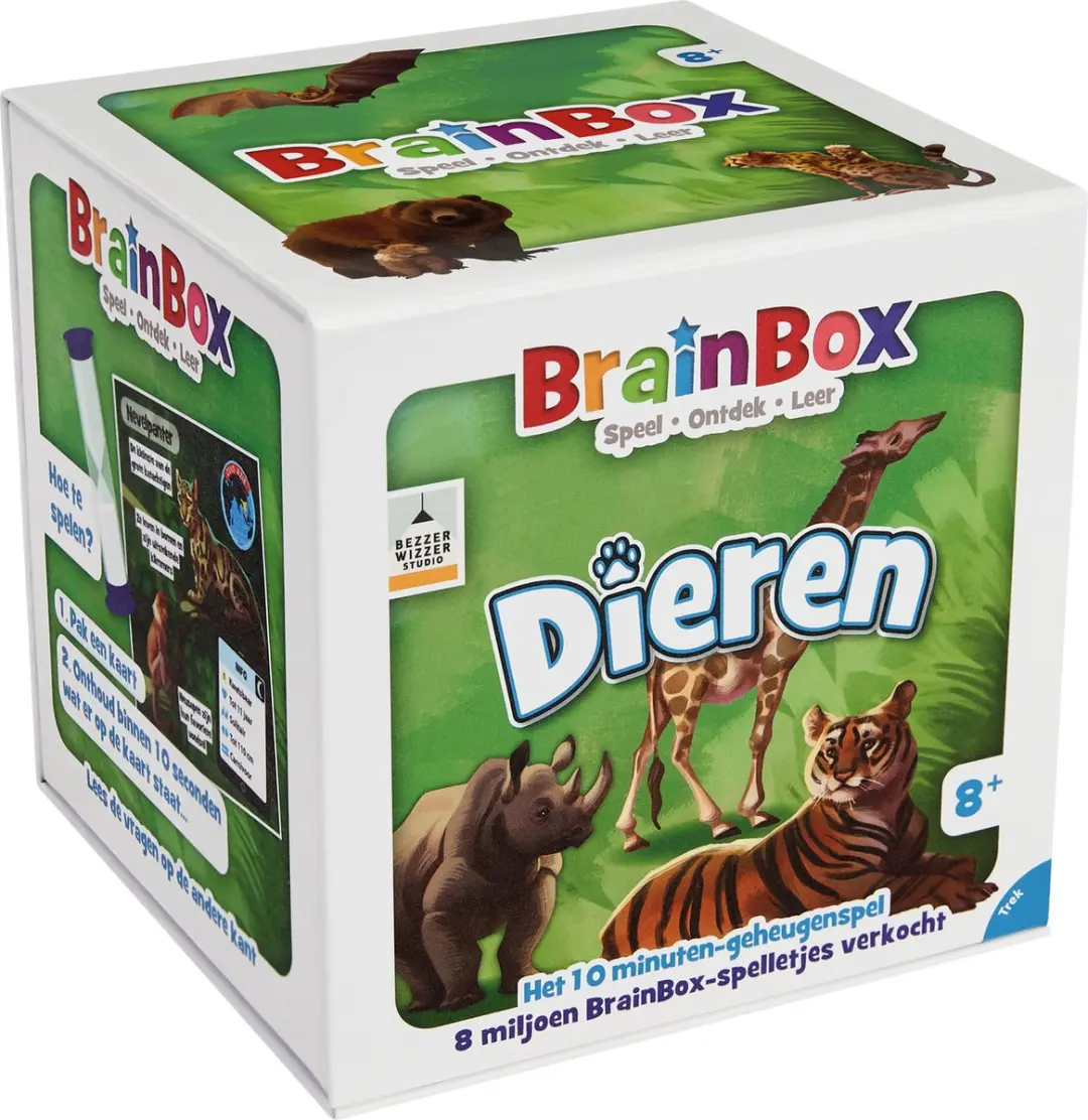 BrainBox Dieren Bordspel - 1 tot 6 spelers