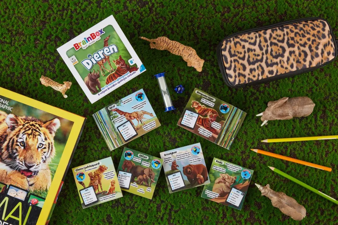 BrainBox Dieren Bordspel - 1 tot 6 spelers