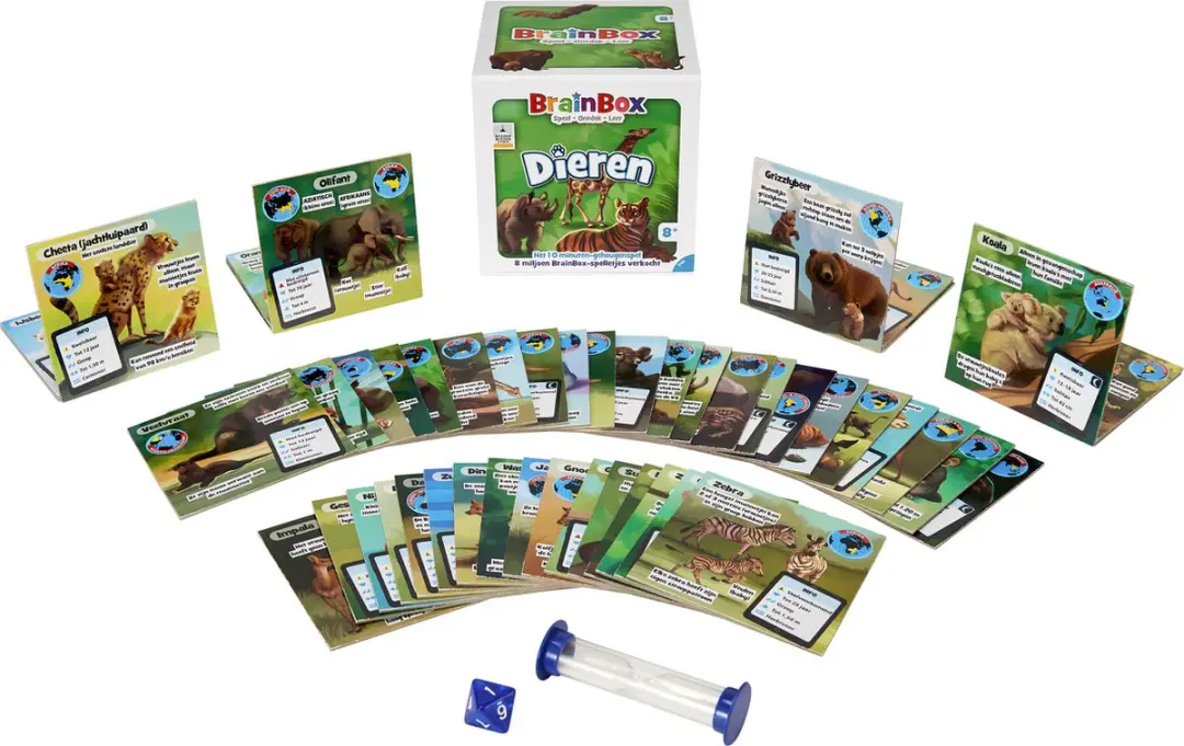 BrainBox Dieren Bordspel - 1 tot 6 spelers