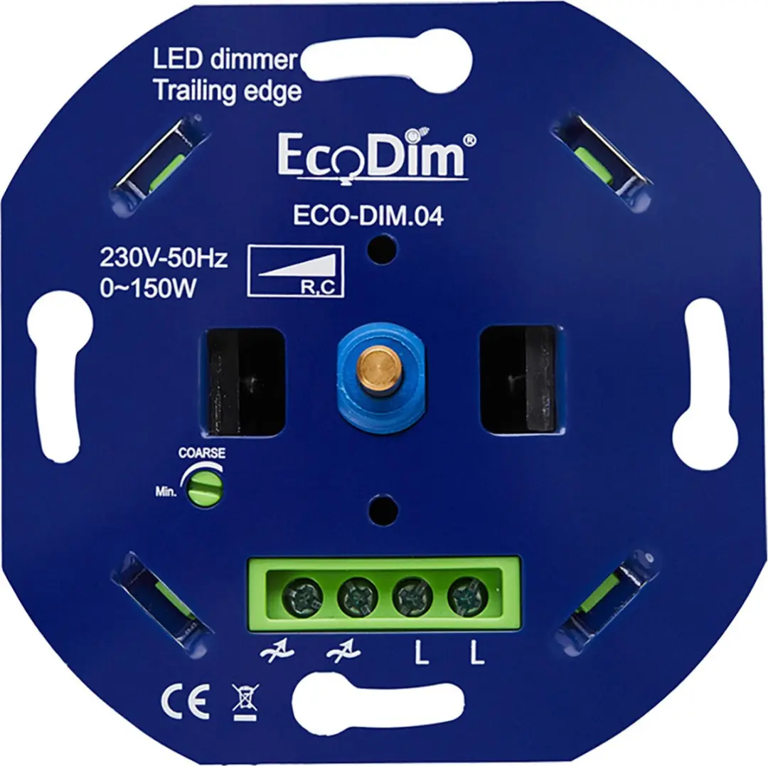 Ecodim 04 LED Dimmer 150W - Fase Afsnijding - Blauw