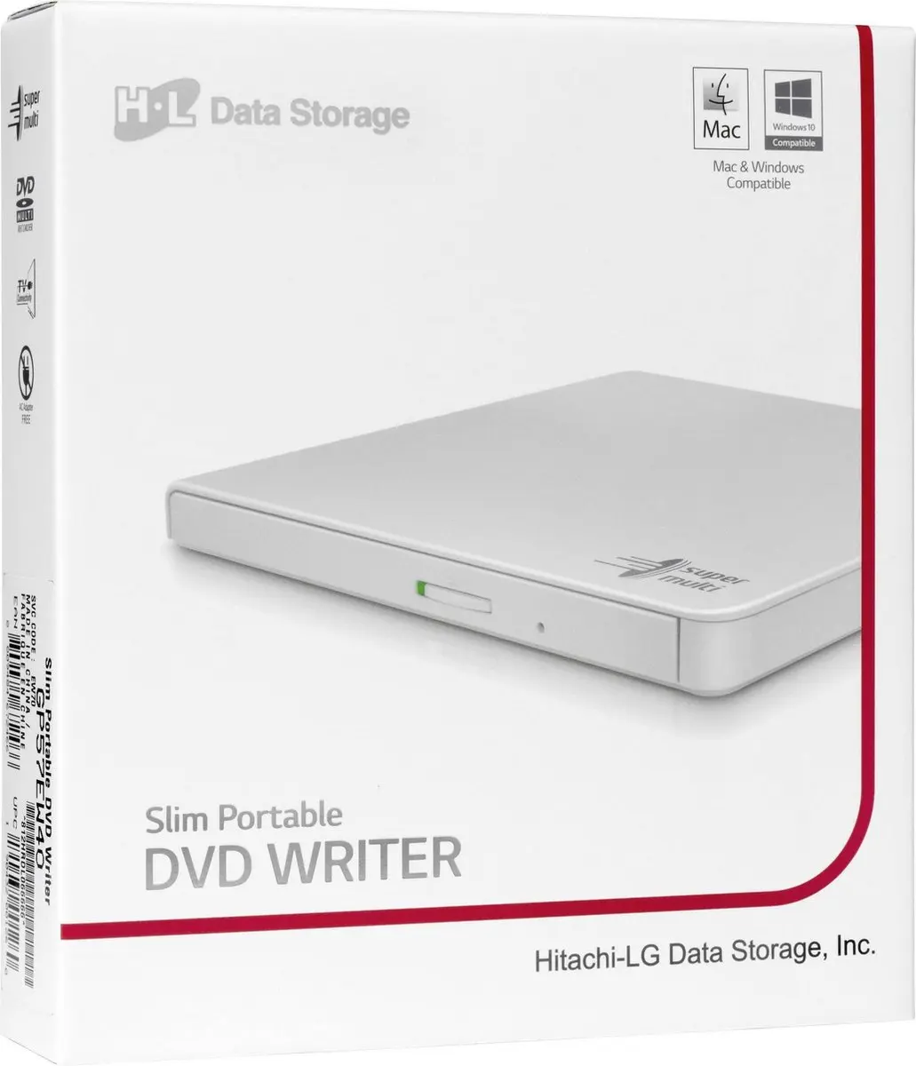 HL Data Storage GP57EW40.AHLE10B Externe DVD-brander