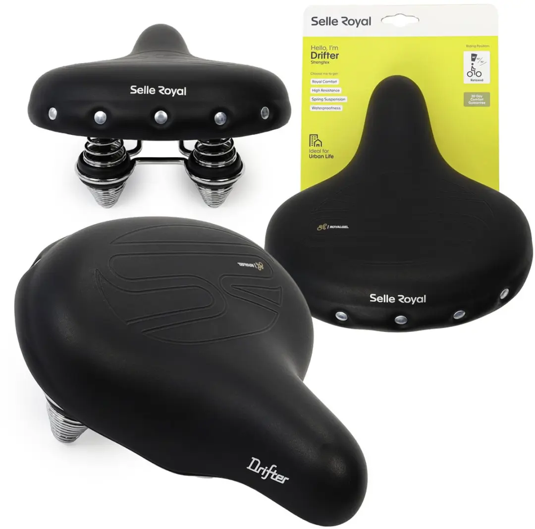 Selle Royal Drifter Strengtex Fietszadel - Stadsfiets