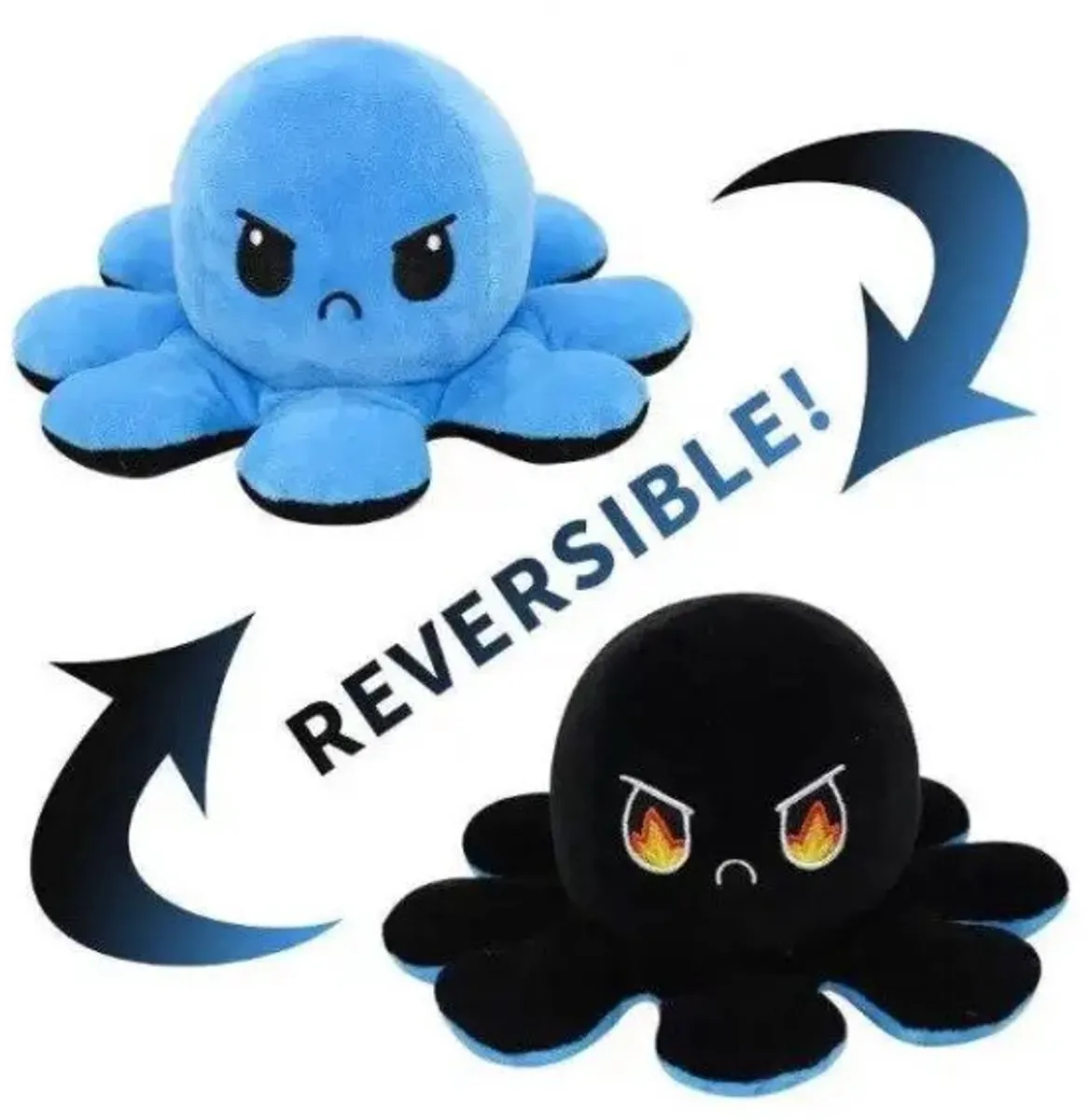 Topknuffels Octopus Mood Pluche Knuffel 15cm