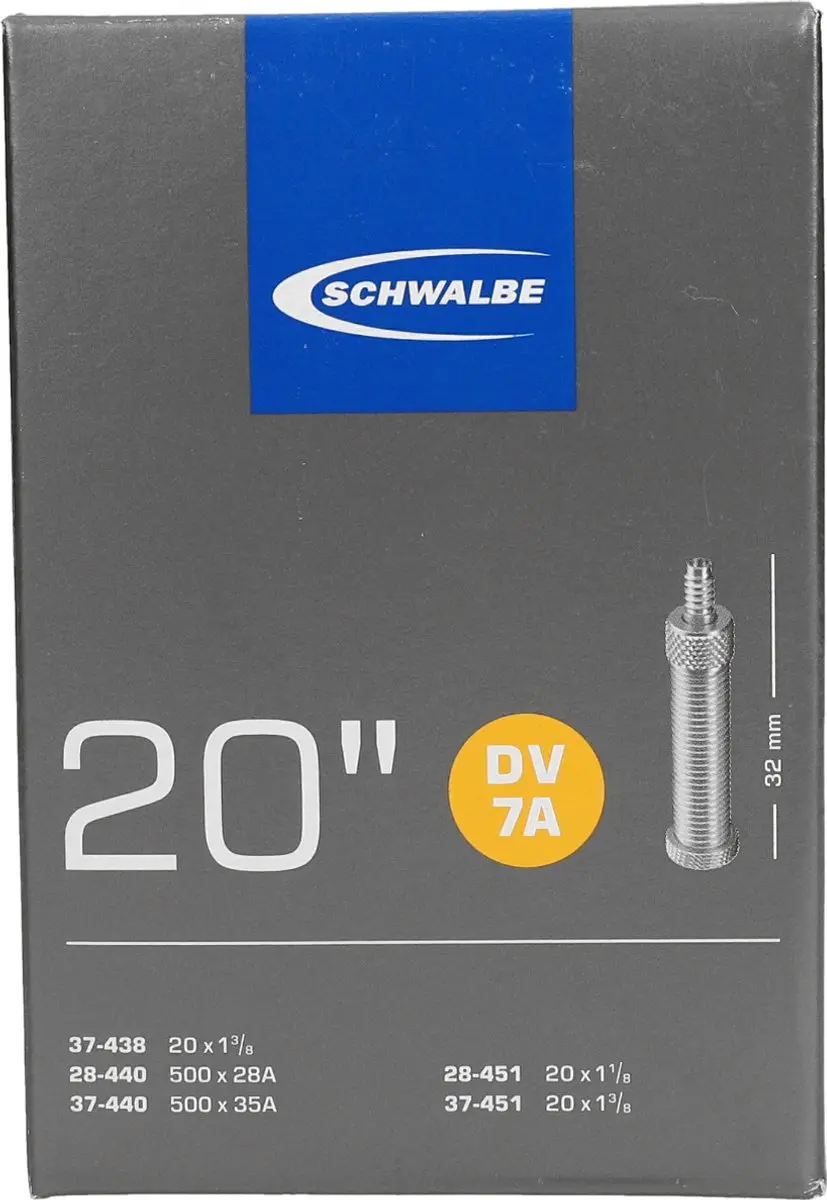 Binnenband Schwalbe DV7A 20 / 28/37-438/451