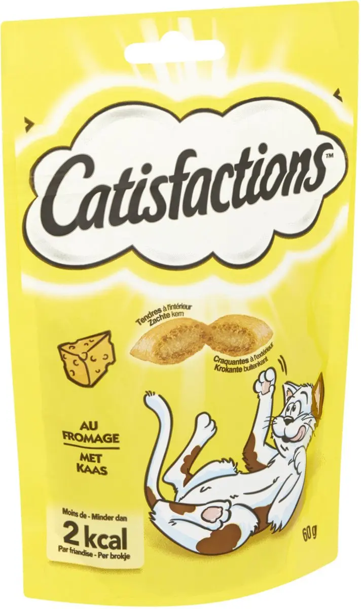 Catisfactions Kattensnoepjes Kaas - 60g