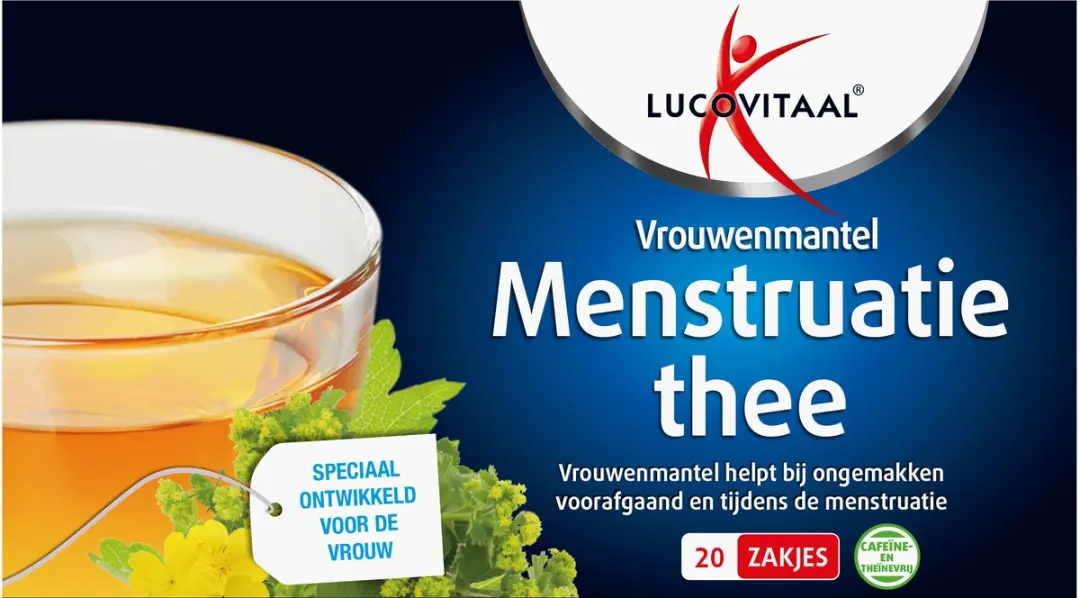 Lucovitaal Vrouwenmantel Menstruatie Thee - 20 Zakjes