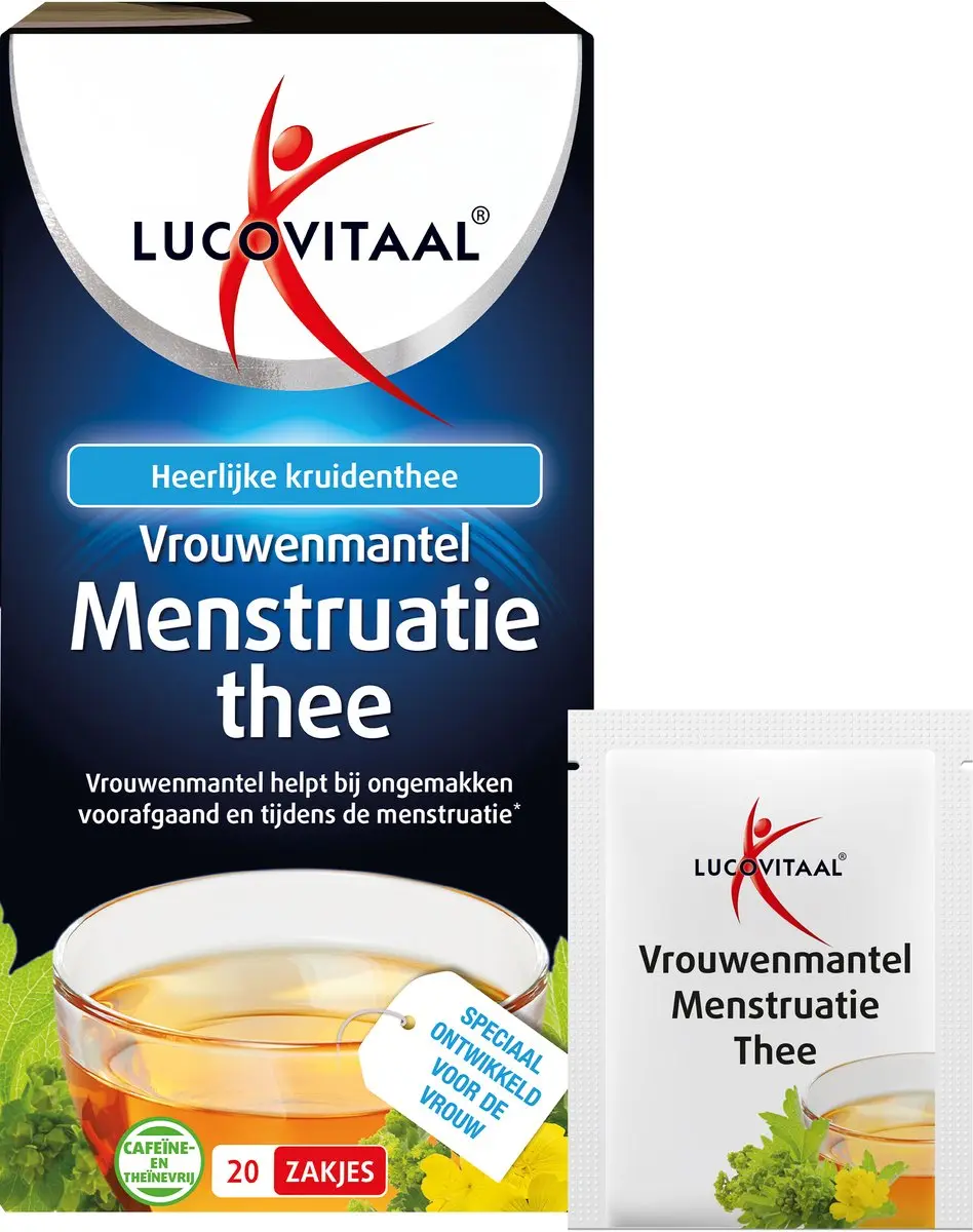 Lucovitaal Vrouwenmantel Menstruatie Thee - 20 Zakjes