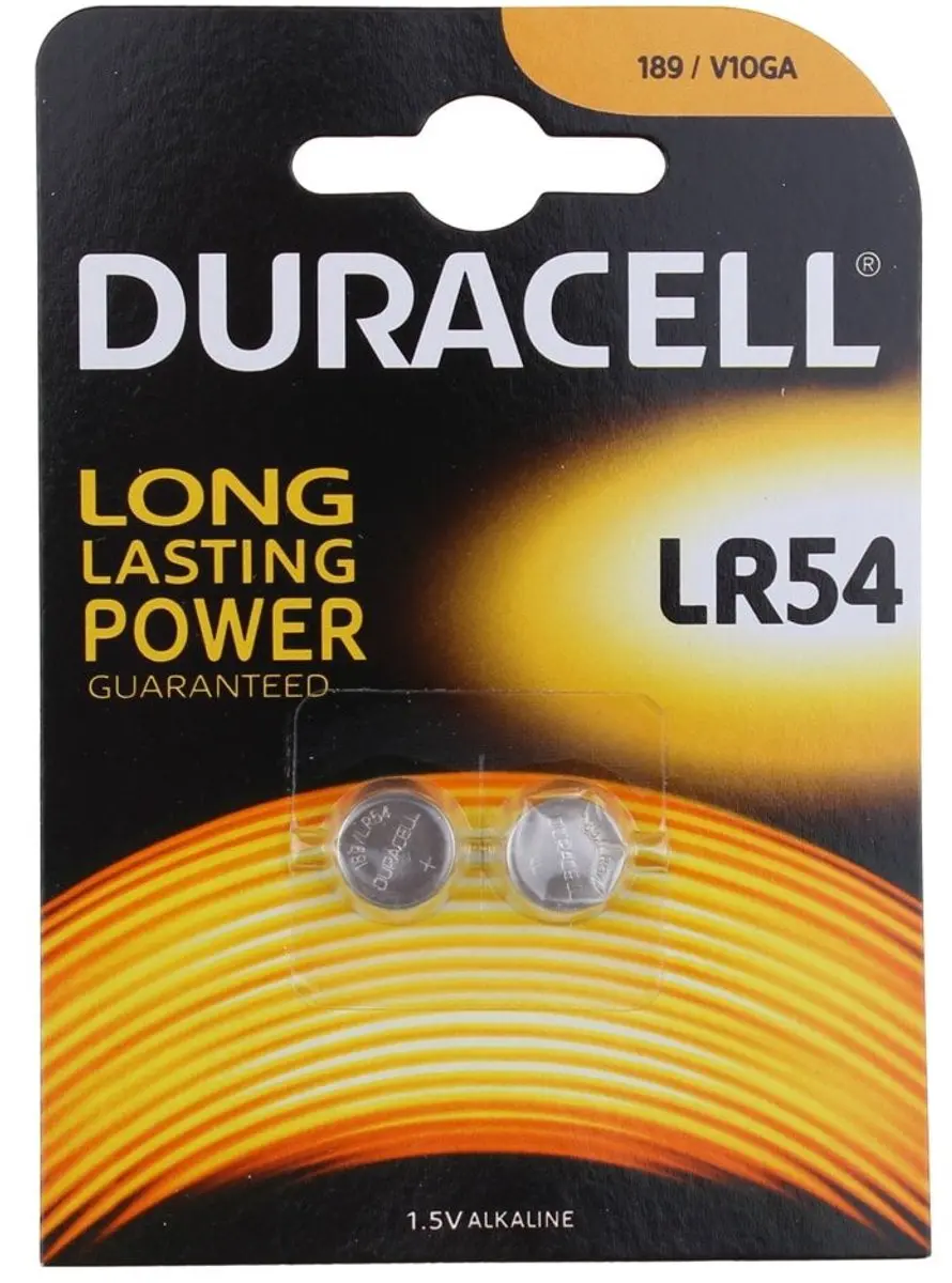 Duracell Electronics LR54 2CT