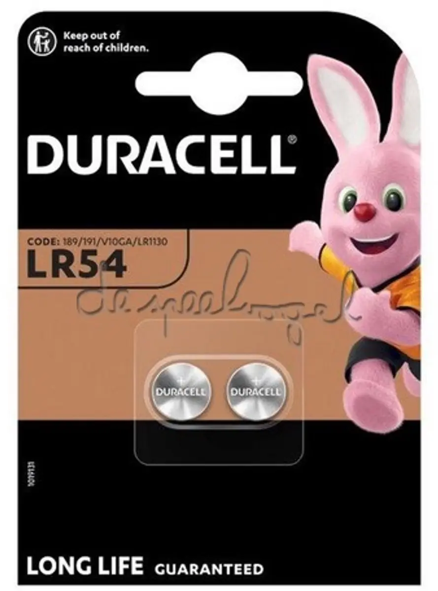 Duracell Electronics LR54 2CT