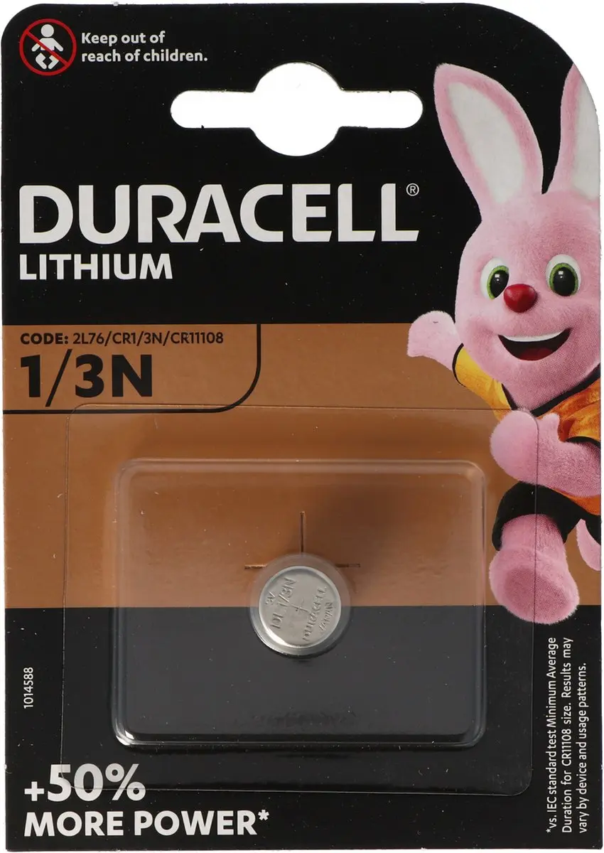 Duracell Photo 1/3N 170mAh Accu