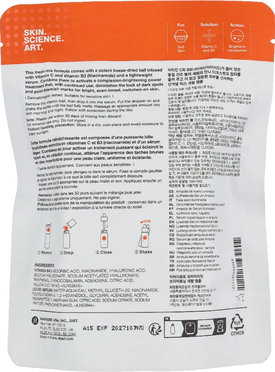 Dr.Jart+ Brightamin Serum Ampoule 8.08g