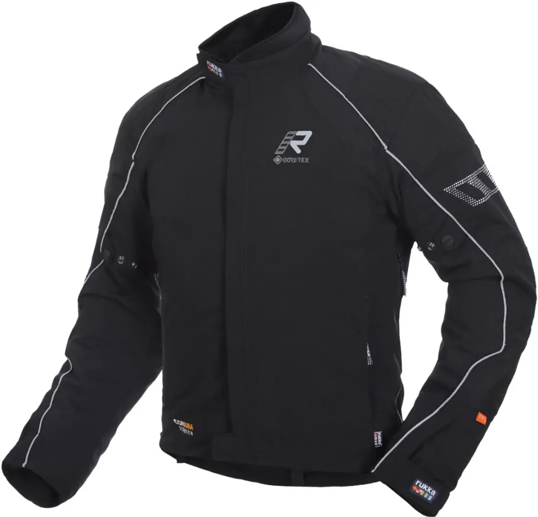 Rukka Comfo-R GTX Zwart Zilver Textiele Motorjas