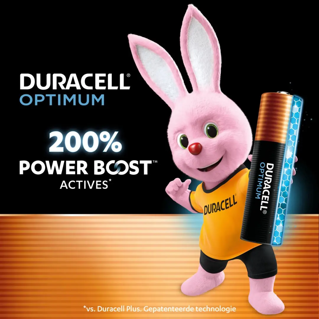 Duracell Optimum AA Alkaline Batterijen 8 Stuks