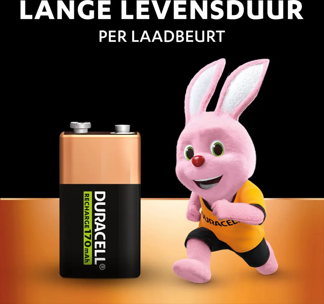 Duracell 9V Oplaadbare Batterij 170mAh