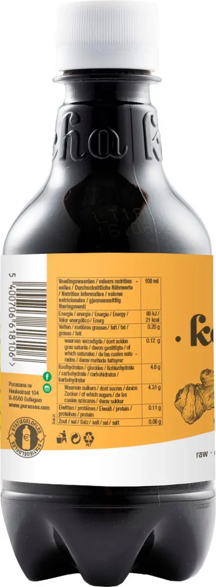 Purasana Kombucha Curcuma 330ml