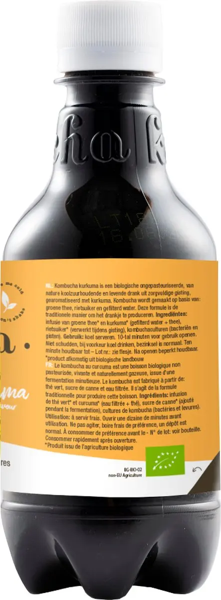 Purasana Kombucha Curcuma 330ml