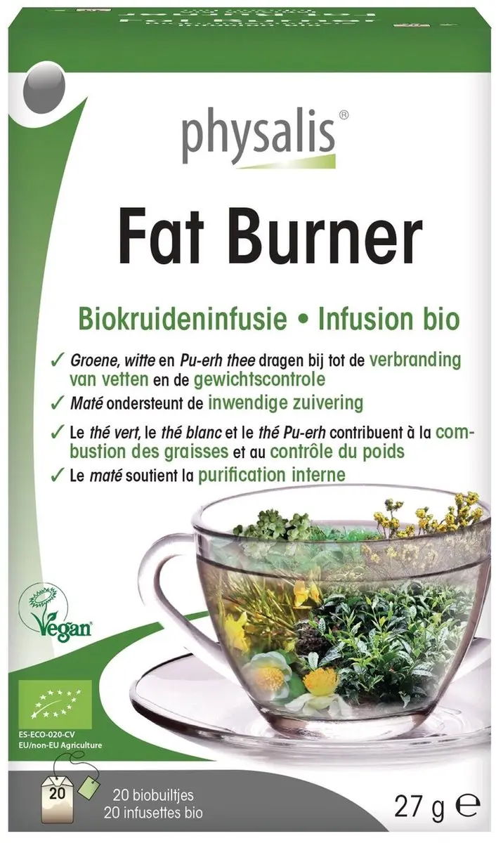 Physalis Bio Fatburner Thee 20 Zakjes