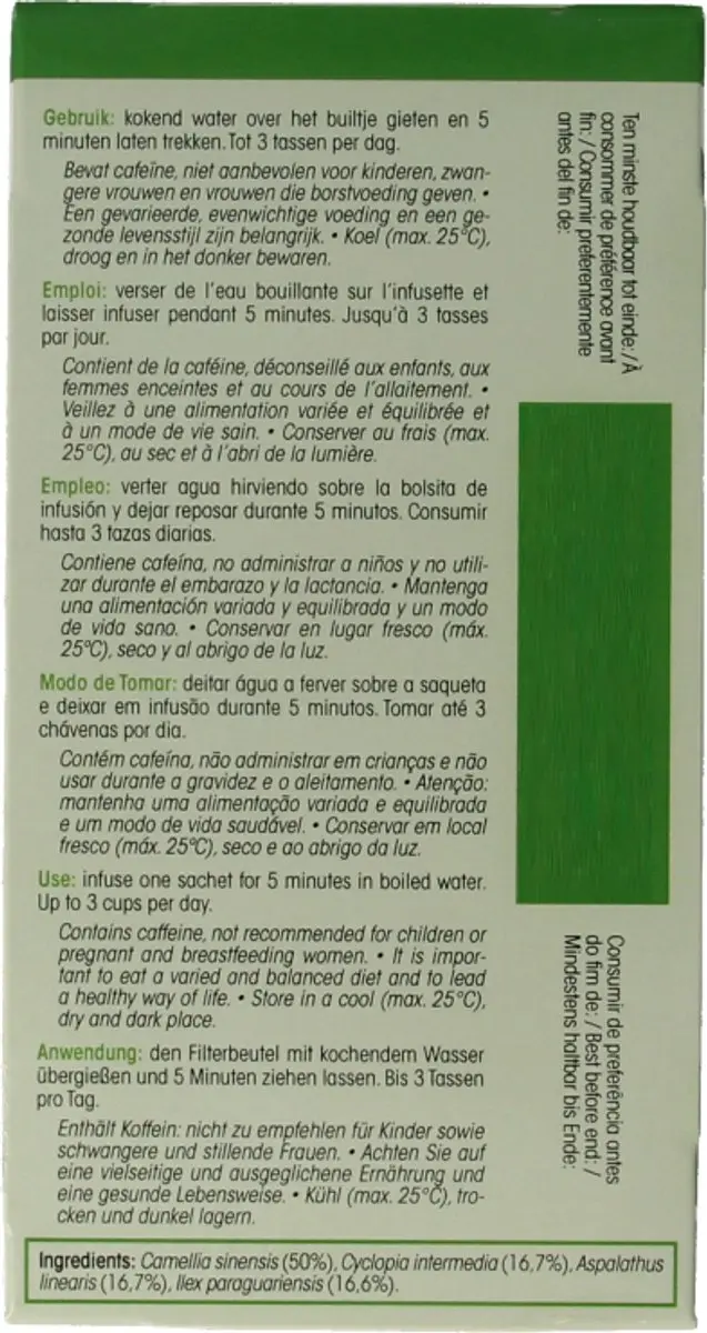 Physalis Bio Fatburner Thee 20 Zakjes