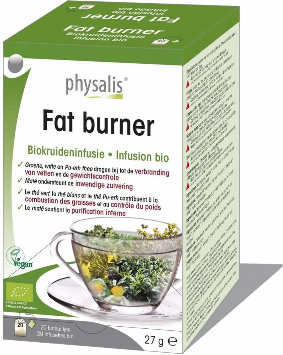 Physalis Bio Fatburner Thee 20 Zakjes