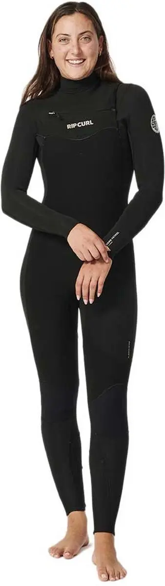 2025 Rip Curl Dames Dawn Patrol 4/3mm Borst Ritssluiting Wetsuit 14TWF