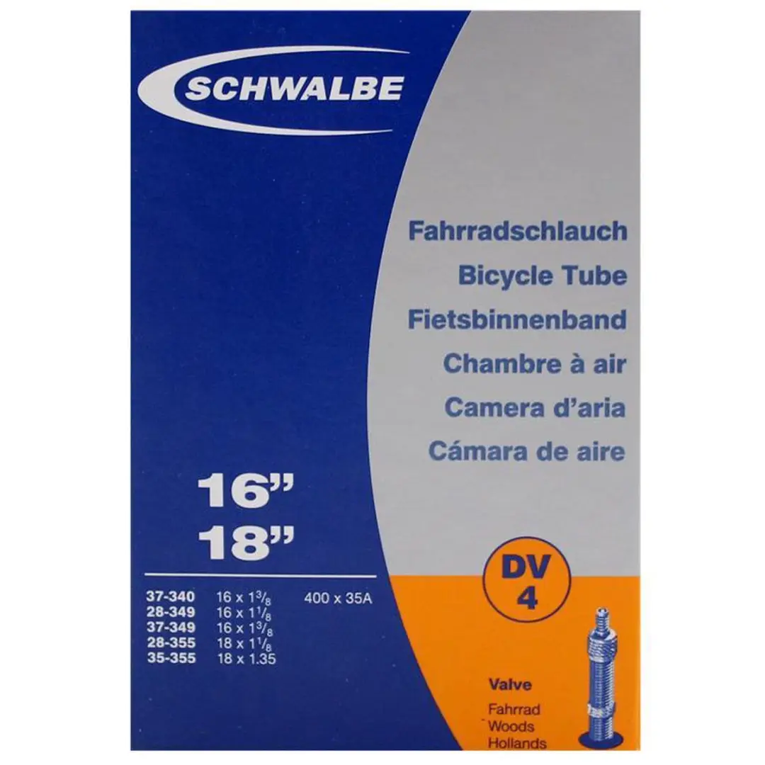 Binnenband Schwalbe DV4 16-18 / 28/37-340/355 - 32mm ventiel