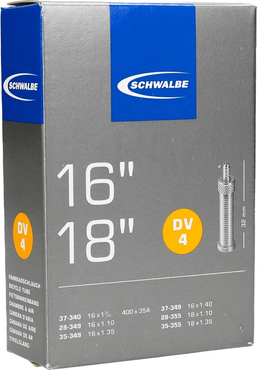 Binnenband Schwalbe DV4 16-18 / 28/37-340/355 - 32mm ventiel