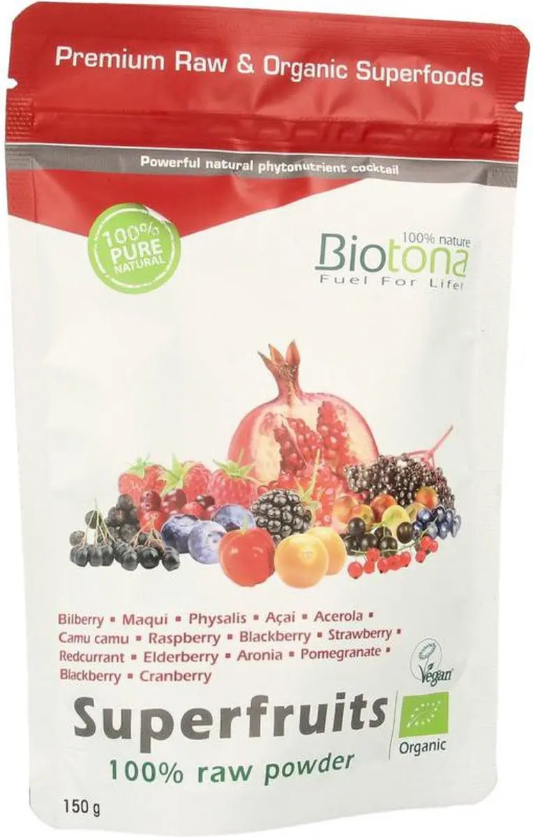 Biotona Superfruits raw powder bio 150 Gram