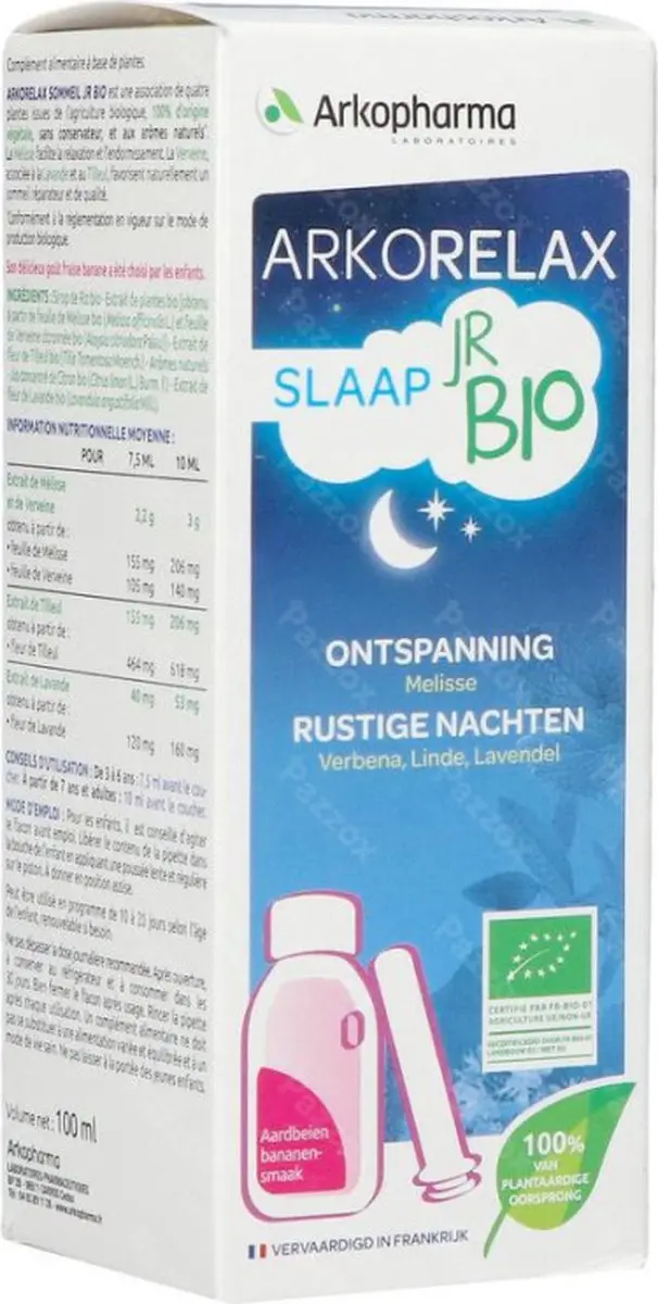 Arkopharma Arkorelax Bio Slaapsiroop Kids 100ml - afbeelding 4 van 6